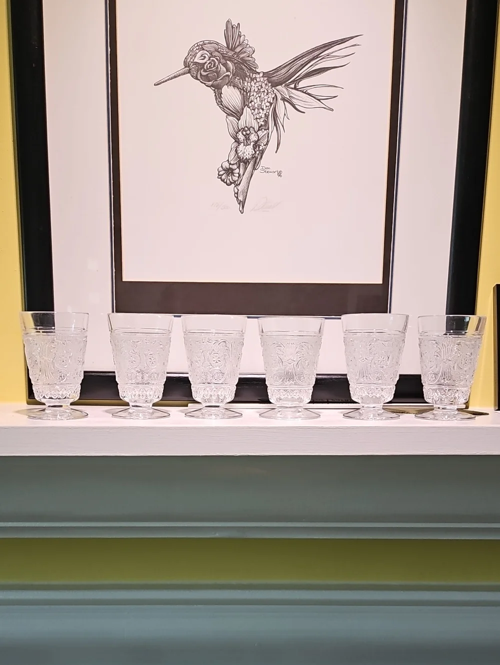 Vintage Duncan & Miller Juice Glasses - 6 Count